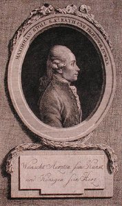 Maximilian Stoll (1742-87) portréja (metszet) alkotó: Austrian School
