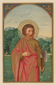 S Mathias, apostol (chromolitho) alkotó: Austrian School
