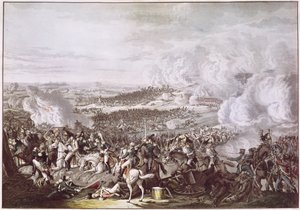 Napóleon repülése (1769-1821) a waterlooi csata után, 1815. június 18., 1815-30. alkotó: Austrian School