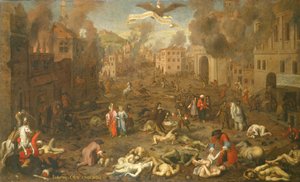 Ofen megtámadása 1686. szeptember 6-án (olaj, tábla) alkotó: Austrian School