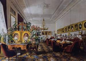 Zsófia főhercegnő terme a bécsi Hofburgban, kb. 1854, Ausztria alkotó: Austrian School