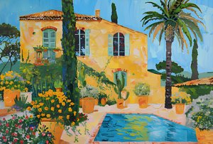 Napos mediterrán villa