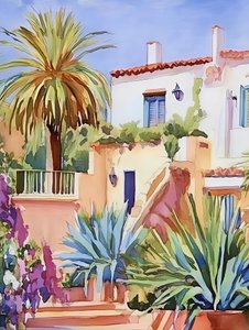 Napos mediterrán villa alkotó: Avanesova Elena