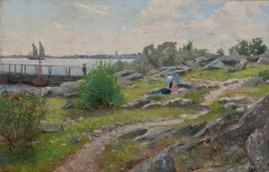 A. Lindman, A parton alkotó: Axel Lindman