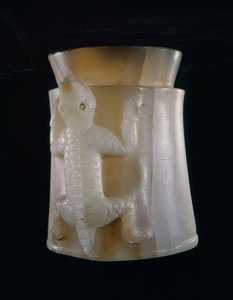 Jar, Isla de Sacrificios, Veracruz, Mexikó (onix) alkotó: Aztec