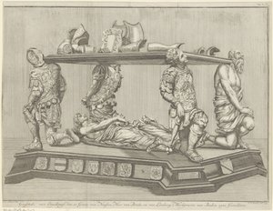 Temetési emlékmű II. Engelbrecht Nassau-Dillenburg-Breda grófja számára, 1504 alkotó: B.F. Immink