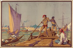 Rangoon Port, a „Burma: A gazdag erőforrások földje” sorozatból alkotó: Ba Nyan