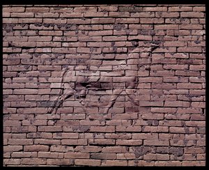 Részlet egy bikáról, az Ishtar-kapu domborműve, ie 580 alkotó: Babylonian