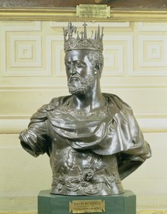 Cosimo I de Medici (1519-74) arcképe 1557 körüli mellszobra (bronz)