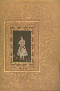 Jahangir Beg, Jansipar Khan, Folio portréja a Shah Jahan albumból, kb. 1627 alkotó: Balchand