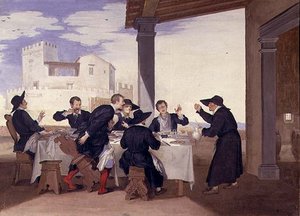 Pievano Arlotto tréfája (olaj, vászon)