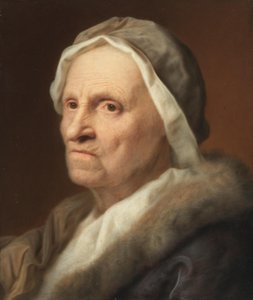 Idős nő portréja prémben alkotó: Balthasar Denner