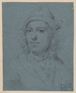 Fiatal férfi mellképe sapkában, szemből alkotó: Balthasar Denner