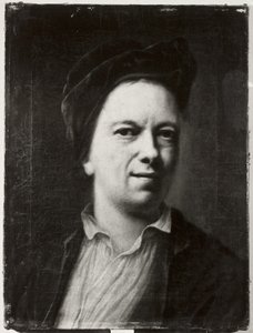 Férfi portréja, feltehetően önarckép alkotó: Balthasar Denner