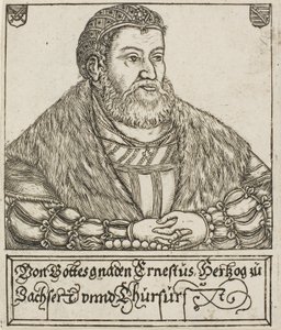 Ernest, a szász hercegek és választófejedelmek közül alkotó: Balthasar Jenichen