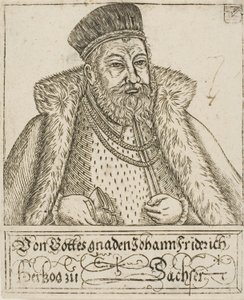 Johann Friedrich, a szász hercegek és választófejedelmek csoportjától alkotó: Balthasar Jenichen