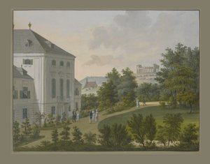 Hunyadi kastély, Maria Enzersdorf, 1815 körül (wc és gouache, papír)