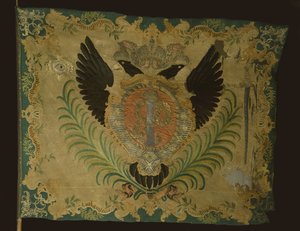A Leib-Gárda Preobrazsenszkij-ezred zászlaja, 1742