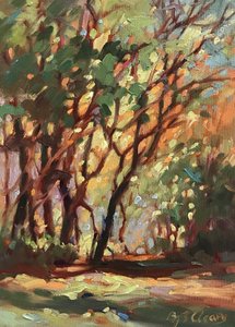 Shadow Lane, 1990-2000 körül (olaj, vászon) alkotó: Barbara Cleary