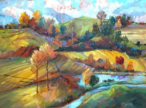 Átmenetek, 1980-2000 körül (olaj, vászon) alkotó: Barbara Cleary