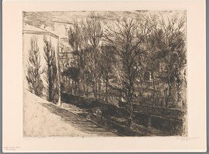Kilátás a stúdiómból (eredeti cím az objektumon) Panoráma (cím az objektumon)