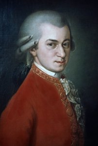Wolfgang Amadeus Mozart (1756-1791), osztrák zeneszerző, Barbara Krafft posztumusz portréja