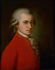 Wolfgang Amadeus Mozart ... (olaj, vászon)