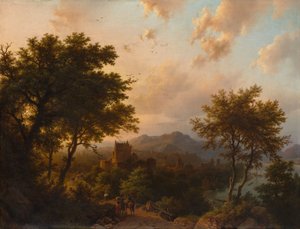 Naplemente a Rajnán, 1853.