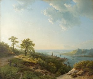 Kilátás Heidelbergre, 1837