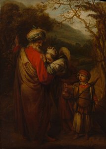 Ábrahám elbocsátja Hágart és Izmaelt, 1658.