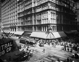 Marshall Field & Company, Chicago, Illinois, USA, 1905 körül (f/w fotó)