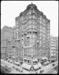 Tacoma Building, Chicago, Illinois, USA, 1905 körül (f/w fotó)