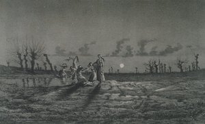 The Lavandieres avagy az éjszakai mosók, illusztráció a Legendes Rustiques számára, George Sand (1804-76) 1858