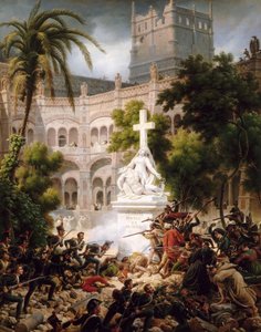 A Santa Engracia kolostor megtámadása, 1809. február 8