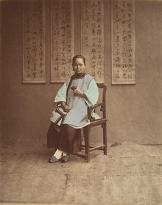 Lány Sanghajból, 1870-es évek. alkotó: Baron Raimund von Stillfried