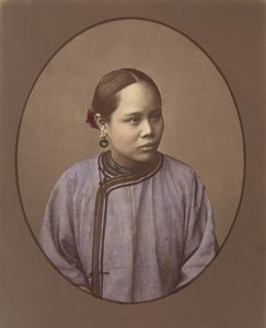 Lány Sanghajból, 1870-es évek. alkotó: Baron Raimund von Stillfried