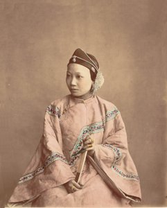 Lanxchow lány, 1870-es évek. alkotó: Baron Raimund von Stillfried