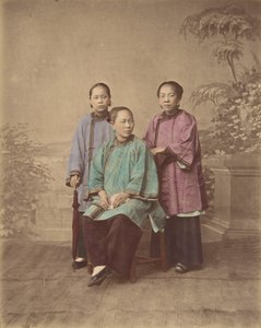 Sanghaji lányok, 1870-es évek.