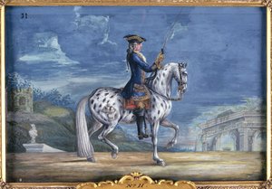 11. sz. A Spanyol Lovasiskola appaloosa lova, a csehországi császári ménesből (wc papíron)