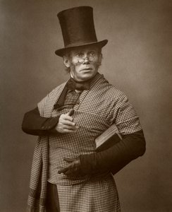 Felix Morris brit színész egy változásban, 1886.