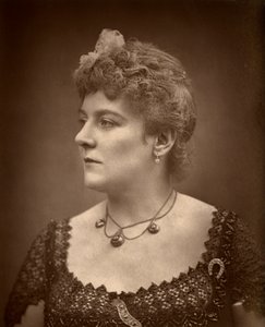 Henrietta Lindley brit színésznő a Jim the Penman című filmben, 1886 alkotó: Barraud