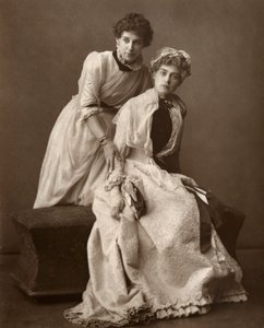 Brit színésznők, Eweretta Lawrence és Grace Otway a Változáson, 1886-ban