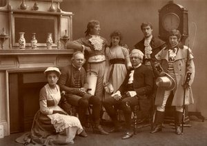 A Vaudeville Társulat a The Road to Ruin című filmben, a Vaudeville Színházban, London, 1886
