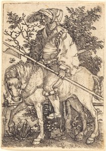 Alabárdos lóháton alkotó: Barthel Beham