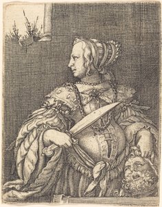 Judit a Holofernész fejével alkotó: Barthel Beham