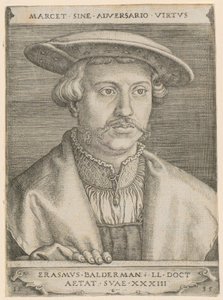 Erasmus Baldermann doktor portréja alkotó: Barthel Beham
