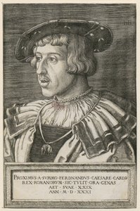 I. Ferdinánd király portréja alkotó: Barthel Beham