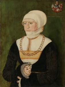 Magdalena Pittchin portréja, 1528. alkotó: Barthel Beham