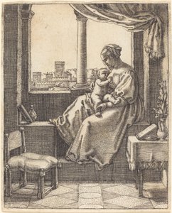 Szűz az ablakban alkotó: Barthel Beham