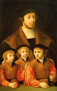 Portré egy emberről és három fiáról, 1530-as évek vége – 1540-es évek eleje